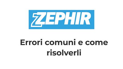 Errori comuni condizionatori Zephir e come risolverli.